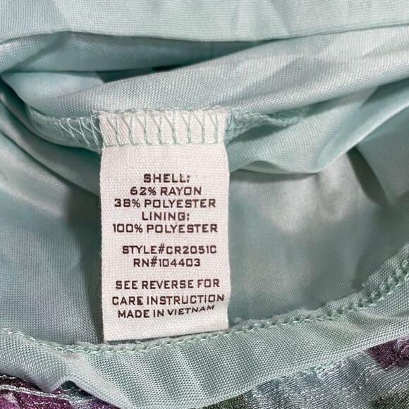 Anthropologie By the River Green Floral Smocked Flutter Sleeve Maxi Dress Size M - Picture 12 of 12